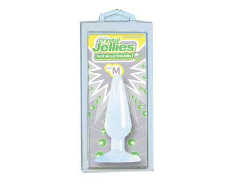 Crystal Jellies Butt Plug Clear Medium
