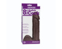 Vac-U-Lock 8in Realistic Cock Black