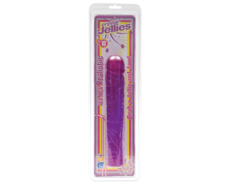 Crystal Jellies Classic Dong Purple 10in