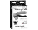 FF Elite Double Trouble 6in Strap-On Blk