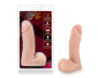 X5 Plus 5in Posable Dildo w/Balls Beige