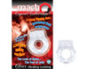 Macho Crystal Coll Vib Cock Ring (Clear)