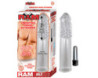 Ram 3.5in Vibrating Penis Extender (Clr)