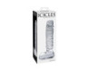 Icicles No.63 8.5in Glass Dildo Clear