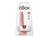King Cock 6in Cock w/ Balls Beige