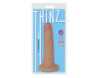 Thinz 6in Slim Dildo w/Suction Cup Beige