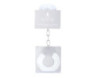Ouch Pleasure Furry Handcuffs White