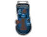FLESHSTIXXX 6in Dual Dens Sili Dildo Brn