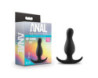 Anal Adventures Silicone Curve Plug Blk