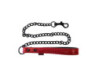 Leather Leash  Burgunday & Black