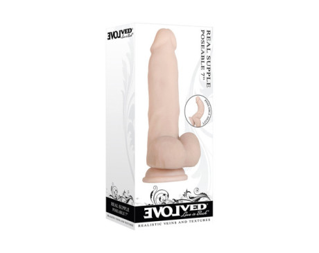 Evolved RealSupplePosble 7in Dildo Bge