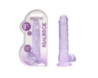 RealRock CC 8in Dildo WBalls&Suction Pur