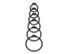 Tantus Silicone O-Ring Harness Set
