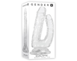 GX Dualistic DoubleDildoWSuctionCup Clr