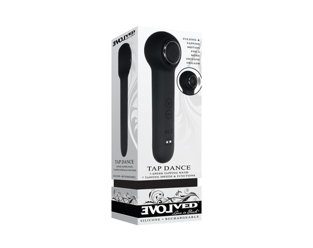 Evolved Tap Dance Pulsing Vibrator Black