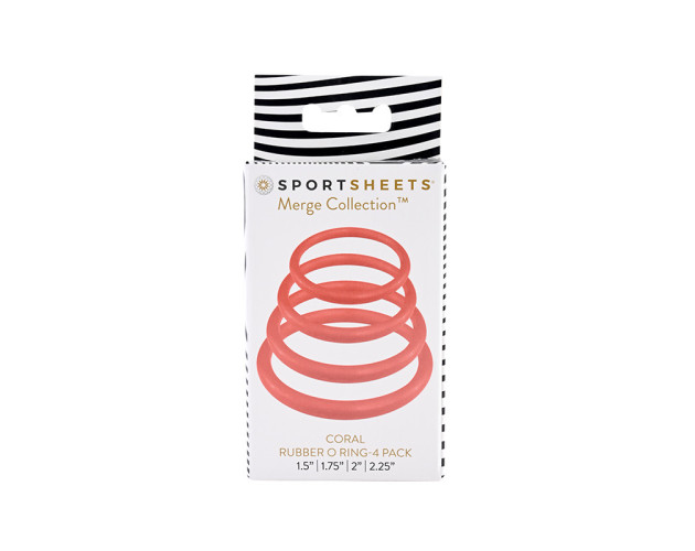 SS Merge Coral Rubber O-Ring 4pk