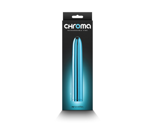 Chroma Rechargeable Vibe 7in Teal