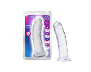 B Yours Plus Roar n Ride 8in Dildo Clear