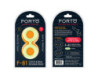 Forto F-81 Sili C&B Double Ring Lrg Glow
