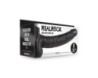 RealRock 9in Hollow Strap-On W/Balls Blk
