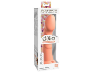 Dillio Platinum Super Eight Dildo Peach