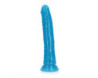 Realrock GITD Slim 9in Dildo Neon Blue