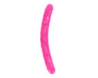 Realrock GITD Double Dong 15in Neon Pink