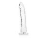 RealRock CC Slim 8in Dildo Clear