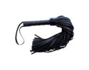 Rouge Long Leather Flogger Black W/Acces
