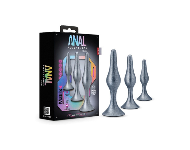 Anal Adventures Matrix Gen Plug Kit  Sil