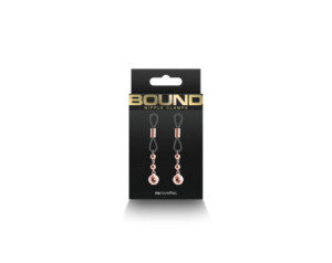 Bound Nipple Clamps D1 Rose Gold