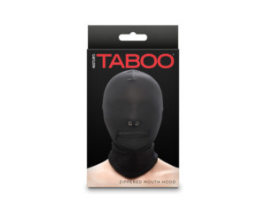 Hustler Taboo Zippered Mouth Hood Black