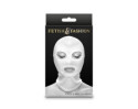 Fetish&Fashion Eyes&Mouth Hood White