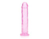 RealRock CC 8in StraightDildoNoBall Pink