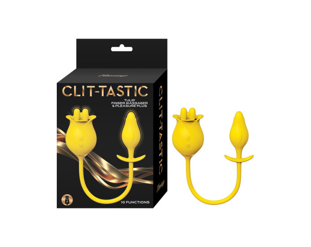 Clit-Tastic Tulip Finger Mass&Ple Plug Y