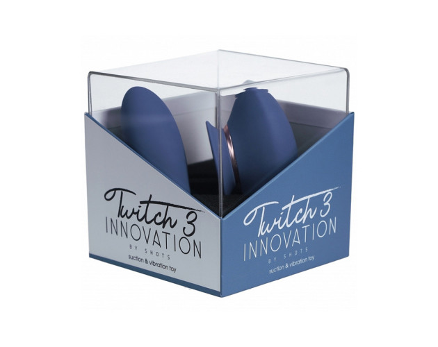 Twitch 3 Sili Recharg Vibr Suct Blu/Gry