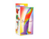Simply Sweet Rainbow Silicone Dildo