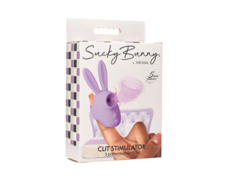 Shegasm Sucky Bunny Clit Stimulator Purp