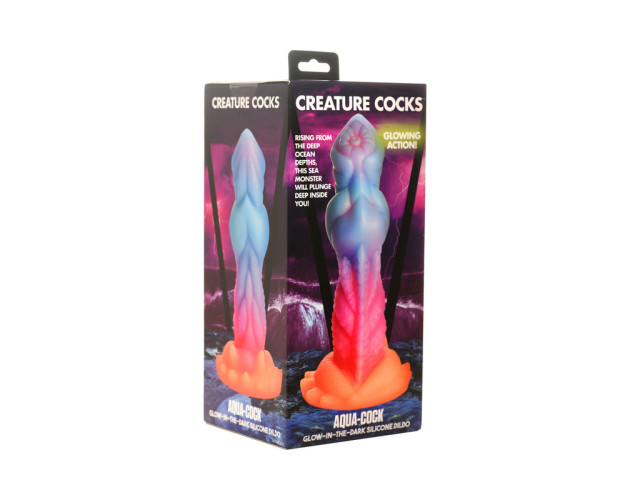 Creature Cocks Aqua-Cock GITD Sili Dildo