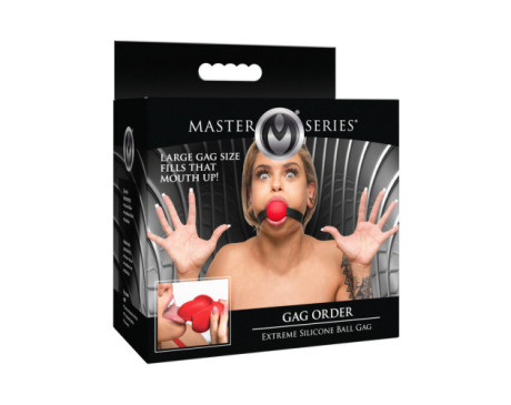 Master Series Extreme Silicone Gag Lock