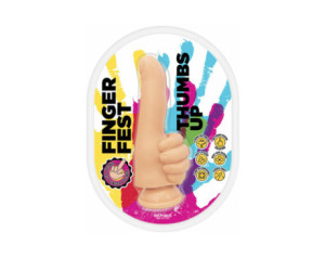 Finger Fest Thumbs Up Dildo Flesh