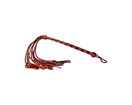 Prowler RED Long Handle Flogger Blk/Red