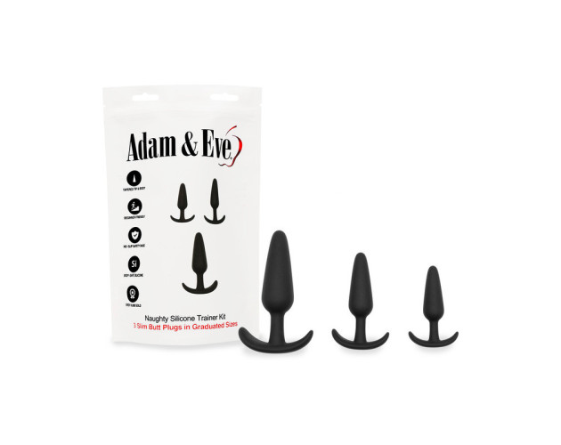A&E Naughty Silicone Trainer Kit Black