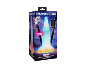 Creature Cocks Unicorn GITD Vib Dildo