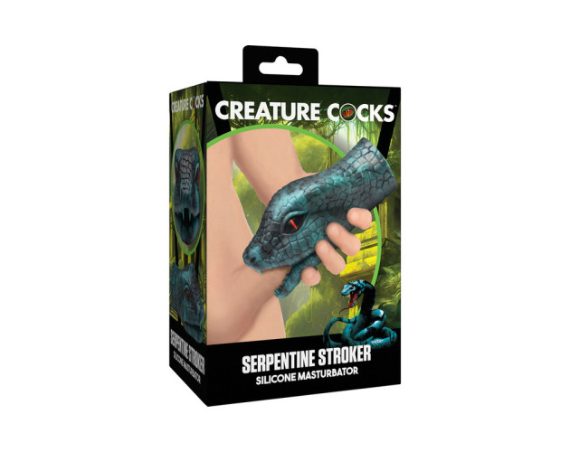 Creature Cocks SerpentineStroker Sil Grn