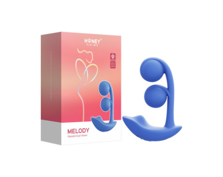 HPB Melody Twin Balls Dual Vibr Blue