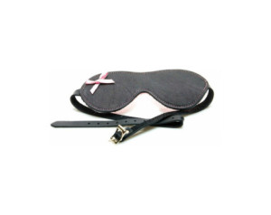 Sex Kitten Leather Buckle Blindfold
