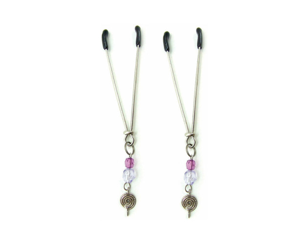Sex Kitten Clamps Purple Swirls