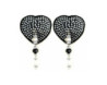 Bijoux de Nip Black Heart Pasties Beads