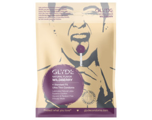 Glyde  Natural Flavor Condom Wildbrr 4pk